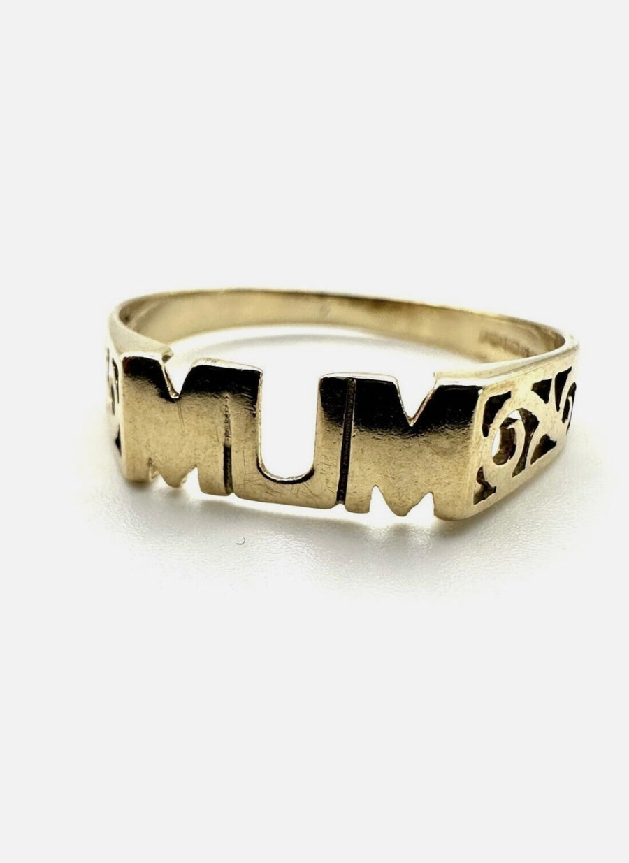 9ct Gold Mum Ring