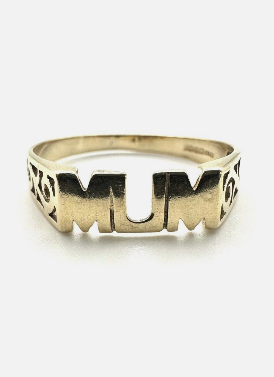 9ct Gold Mum Ring