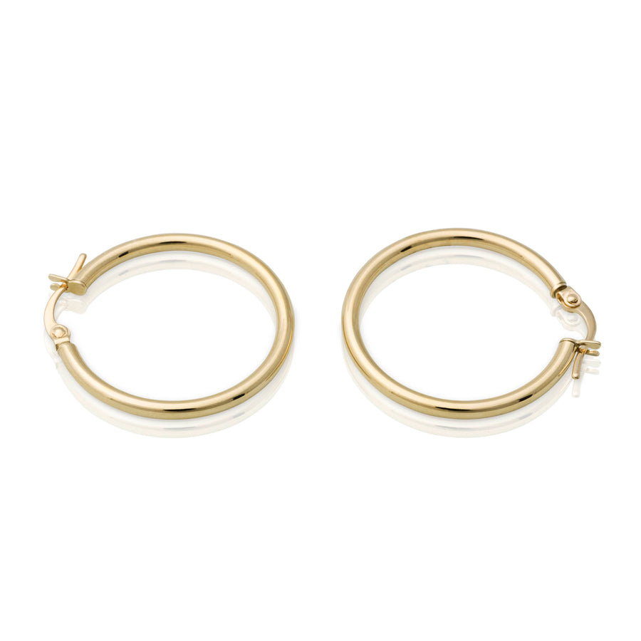 Simple Gold Hoops