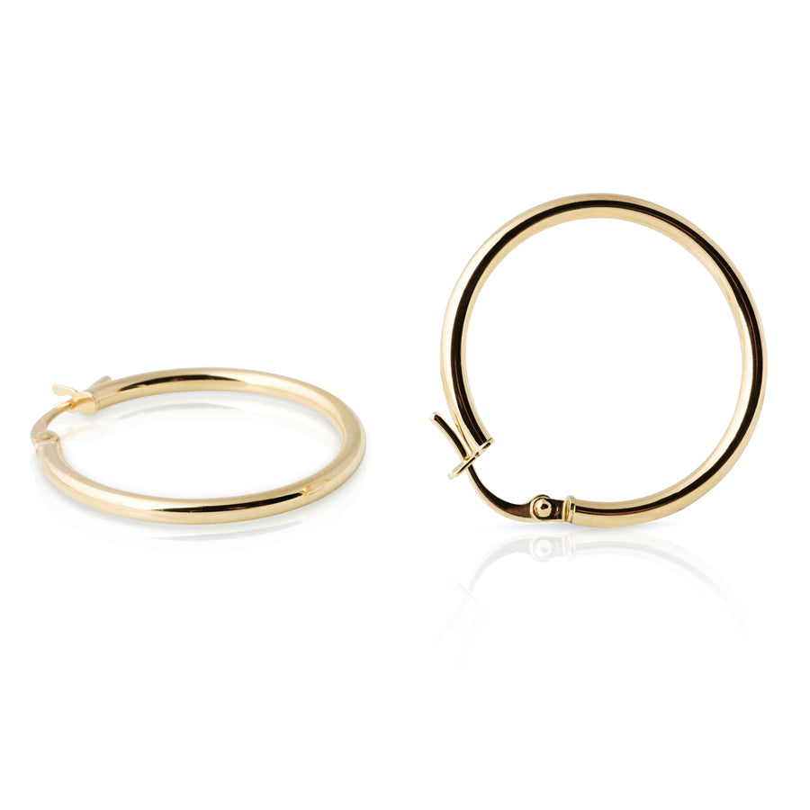 Simple Gold Hoops